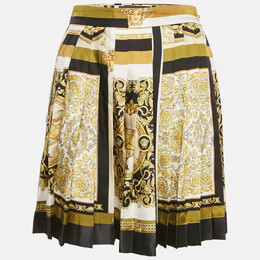 Versace: Жёлтая юбка  Baroque