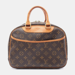 Louis Vuitton: Коричневая сумка 