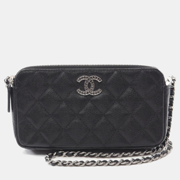 Chanel: Чёрный клатч 