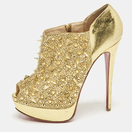 Christian Louboutin: Красные ботинки 