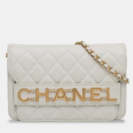 Chanel: Белый кошелёк 