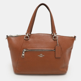 Coach: Коричневая сумка 