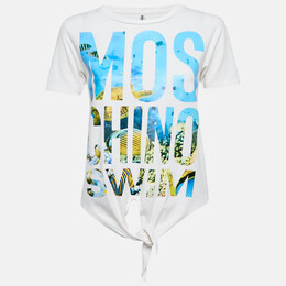 Moschino: Белый топ  Swim