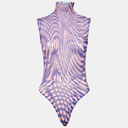 MUGLER: Розовый боди 