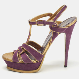 Yves Saint Laurent: Фиолетовые сандалии 