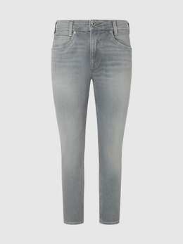 Pepe Jeans: Серые джинсы 