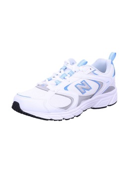 New Balance: Серебристые туфли 