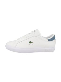 Lacoste: Белые кроссовки 