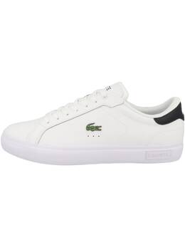 Lacoste: Белые кроссовки 