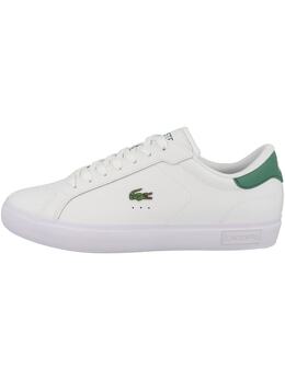 Lacoste: Белые кроссовки 