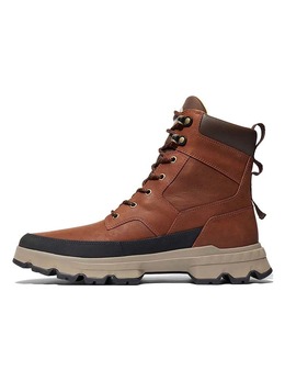 Timberland: Тёмные ботинки 