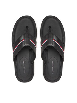 Tommy Hilfiger: Чёрные шлёпанцы 