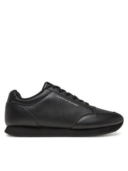Tommy Hilfiger: Чёрные кроссовки  Runner