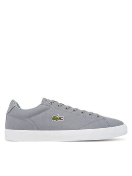Lacoste: Серые кроссовки 