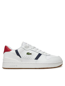 Lacoste: Белые кроссовки 