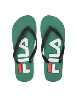 Fila: Чёрные шлёпанцы 