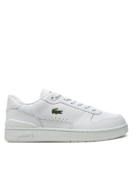 Lacoste: Белые кроссовки 