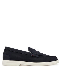 Tommy Hilfiger: Синие мокасины 