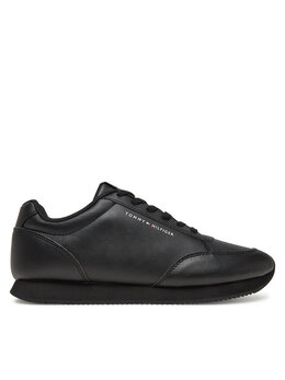 Tommy Hilfiger: Чёрные кроссовки  Runner