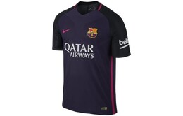 Nike: Фиолетовая майка 
