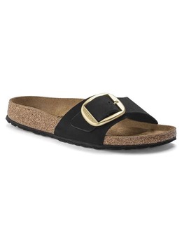Birkenstock: Чёрные сабо  Madrid