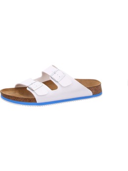 Birkenstock: Белые сабо 