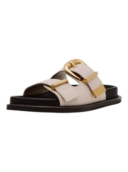 Steve Madden: Белые сабо 