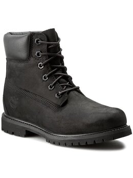 Timberland: Чёрные ботинки 