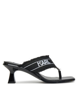 Karl Lagerfeld: Чёрные шлёпанцы 