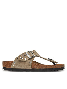 Birkenstock: Коричневые шлёпанцы  Gizeh