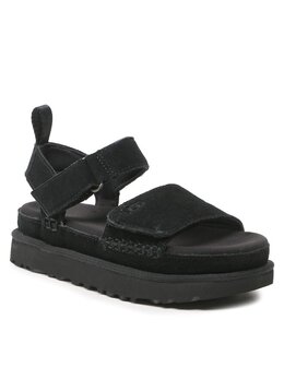 UGG: Чёрные сандалии 