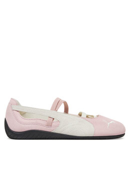 PUMA: Розовые балетки  Speedcat