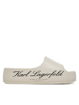 Karl Lagerfeld: Белые сабо 