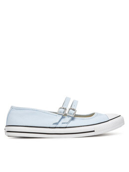 Converse: Голубые балетки  Chuck Taylor All Star Dainty