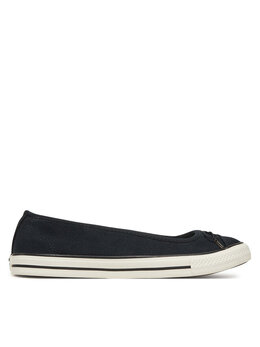 Converse: Чёрные балетки  Chuck Taylor All Star Dainty