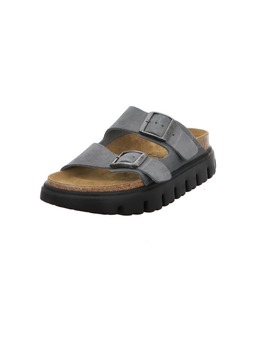 Birkenstock: Серые сабо 