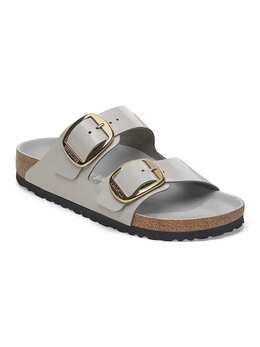 Birkenstock: Серые сабо  Arizona