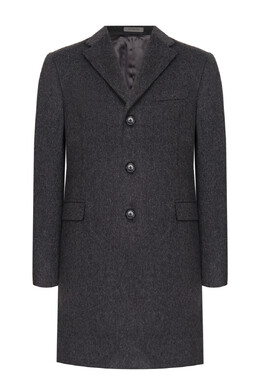 Corneliani: Серое пальто 