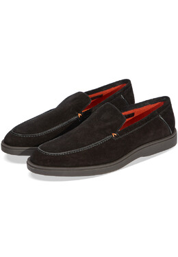 Santoni: Чёрные туфли 