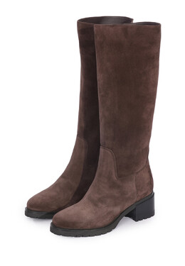 Santoni: Коричневые сапоги 