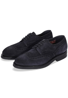 Santoni: Синие туфли 