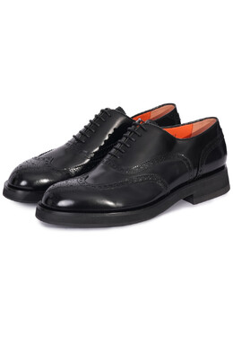 Santoni: Оранжевые туфли 
