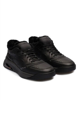 Santoni: Чёрные кроссовки 