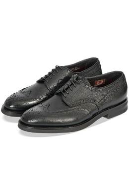 Santoni: Чёрные туфли 