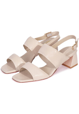 Santoni: Бежевые босоножки 