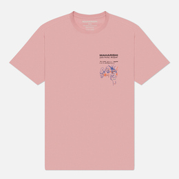 maharishi: Розовая футболка 