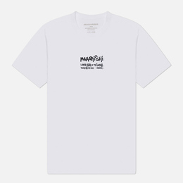 maharishi: Белая футболка 