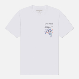 maharishi: Белая футболка 