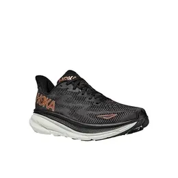 HOKA ONE ONE: Чёрные кроссовки 