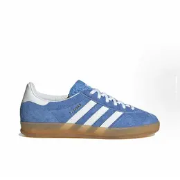adidas: Голубые кроссовки  Gazelle